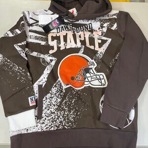 Cleveland Browns NFL x Staple All Over Print Pullover Hoodie